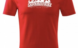 T-shirt Męski z nadrukiem Adventure of your life