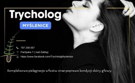 Trycholog Myślenice - od 2015r. z Wami specjalista od problemów skóry głowy i włosów