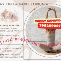 JOGA MYŚLENICE - KAMA YOGA - Kurs JOGI grupa początkująca NOWY NABÓR