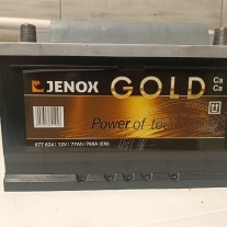 Akumulator jenox gold  12V 77AH P+ 770A