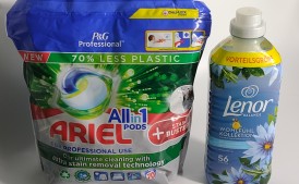 Ariel All in 1 Pods 3w1 Stain Buster- 70 kapsułek original - Lenor gratis / do prania białego