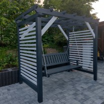 Pergola z huśtawką
