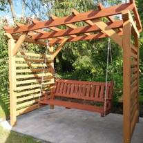 Pergola z huśtawką