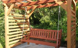 Pergola z huśtawką