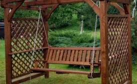 Pergola z huśtawką