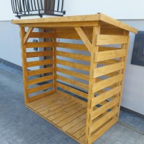 Drewutnia domek na drewno wiatka