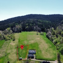 Działka budowlana 18,7 arów w Jaworniku, pod lasem