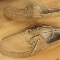 Mokasyny Męskie ŻEGLARSKIE Miodowe