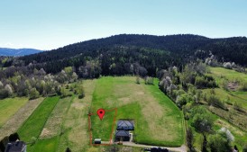 Działka budowlana 18,7 arów w Jaworniku, pod lasem