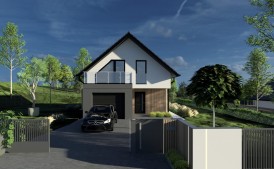 Widokowe osiedle 3 domów w Stojowicach. 9-12 ar