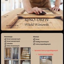 Renowacja stolarki Budowlanej.Drzwi,schody, cyklinowanie,podłogi ,Montaż stolarki budowlanej