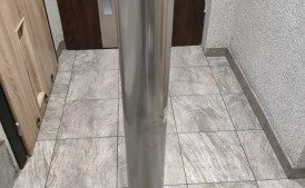 Rura kominowa kwasożarodporna 1m fi130 0.6mm