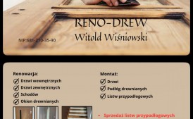 Renowacja stolarki Budowlanej.Drzwi,schody, cyklinowanie,podłogi ,Montaż stolarki budowlanej