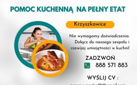 Pomoc kuchenna - Krzyszkowice -pełny etat
