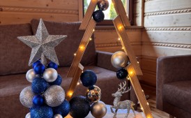 Komplet świąteczny choinek led