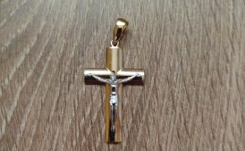 Nowy złoty krzyż próba 585 14 karat