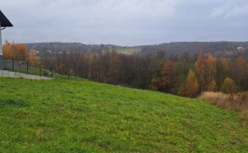 Działka budowlana 25 arów z mediami przy lesie – Gorzków k. Wieliczki