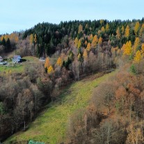 Widokowa działka budowlana 1,3 ha w Pcimiu