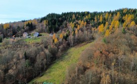 Widokowa działka budowlana 1,3 ha w Pcimiu