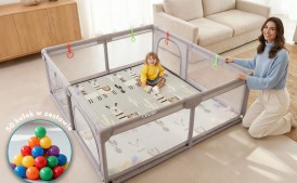 Kojec dziecięcy z matą piankową