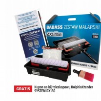 Blue Dolphin Zestaw malarski BADASS ZB03 + kij teleskopowy 1.8m