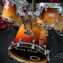 sprzedam perkusje EVER PLAY Custom-Tabako Fade