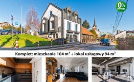 Tego nie znajdziesz często: dom + lokal usługowy. Centrum, umeblowane.