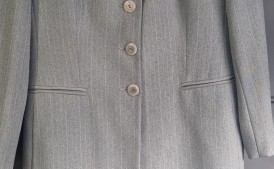 Komplet, spodnie i przedłużana marynarka