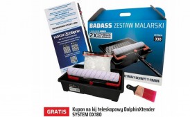 Blue Dolphin Zestaw malarski BADASS ZB03 + kij teleskopowy 1.8m