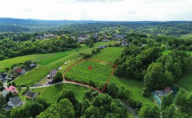 Widokowa działka budowlana 54 ary - Krzyszkowice