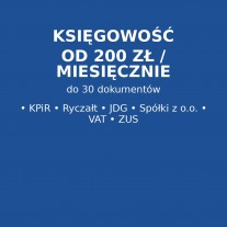 Księgowa| KPIR| Ryczałt| Spółka zo.o| VAT| ZUS | Założenie Firmy | JDG