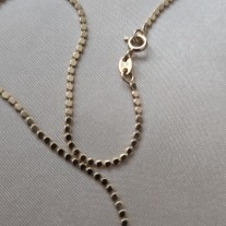 Łańcuszek naszyjnik monetki