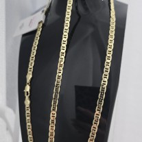 Łańcuszek 45cm i bransoletka  zestaw