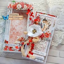 Ślub, kartka ręcznie robiona, pamiątka ślubna