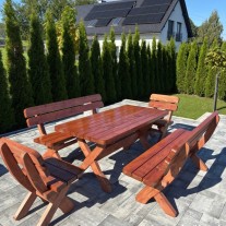 Meble ogrodowe drewniane 5cm