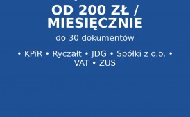 Księgowa| KPIR| Ryczałt| Spółka zo.o| VAT| ZUS | Założenie Firmy | JDG