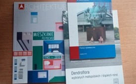 zestaw 3 publikacji związanych z architekturą krajobrazu i przestrzenią miejską
