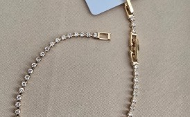 Bransoletka cyrkonie regulowana