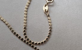 Łańcuszek naszyjnik monetki