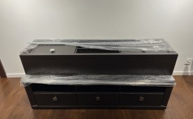 Szafki RTV ciemny brąz