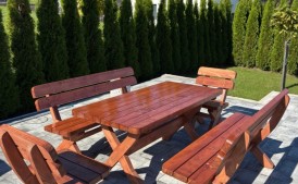 Meble ogrodowe drewniane 5cm