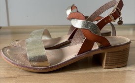 Skórzane sandały rozmiar 39