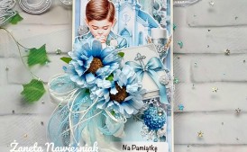 Kartka komunijna, komunia Święta