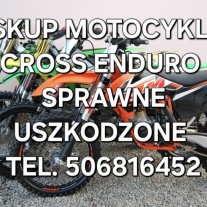 SKUP motocykli Cross Enduro Quadów ATV