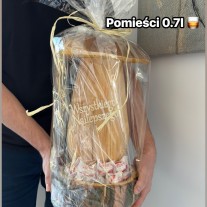Grzyb prezent prawdziwek karmnik drewniany