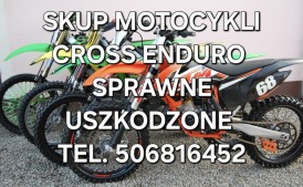 SKUP motocykli Cross Enduro Quadów ATV