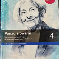 Podręcznik do języka polskiego do liceum, technikum klasa 4.