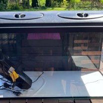Akwarium 112 l + pokrywa + osprzęt