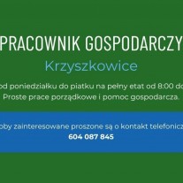 Pracownik gospodarczy - Krzyszkowice
