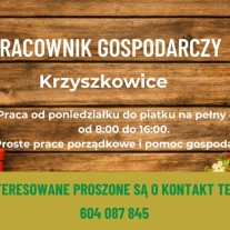 Pracownik gospodarczy - Krzyszkowice